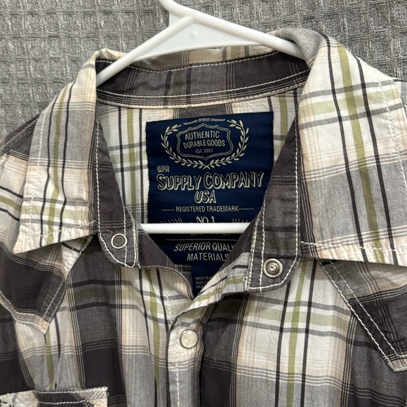 GPH Supply Large (L) Men’s Button Down Shirt Long Sleeve Casual Dress - Picture 2 of 7